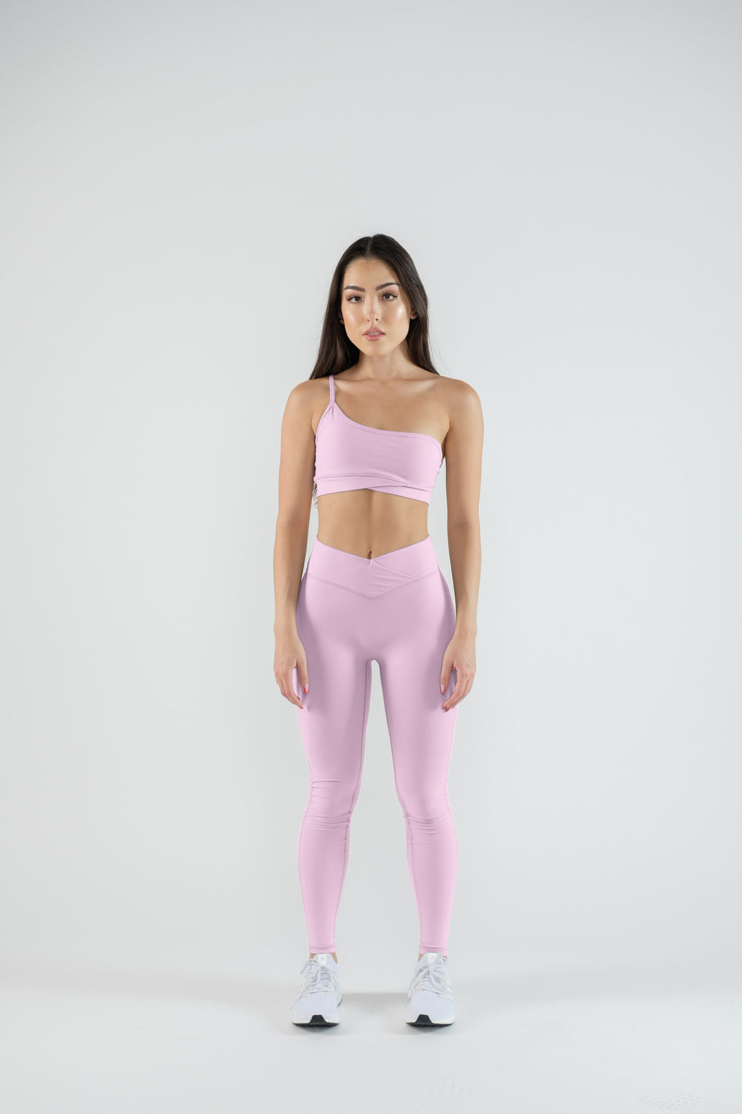 Pink Dahlia One Shoulder Bra