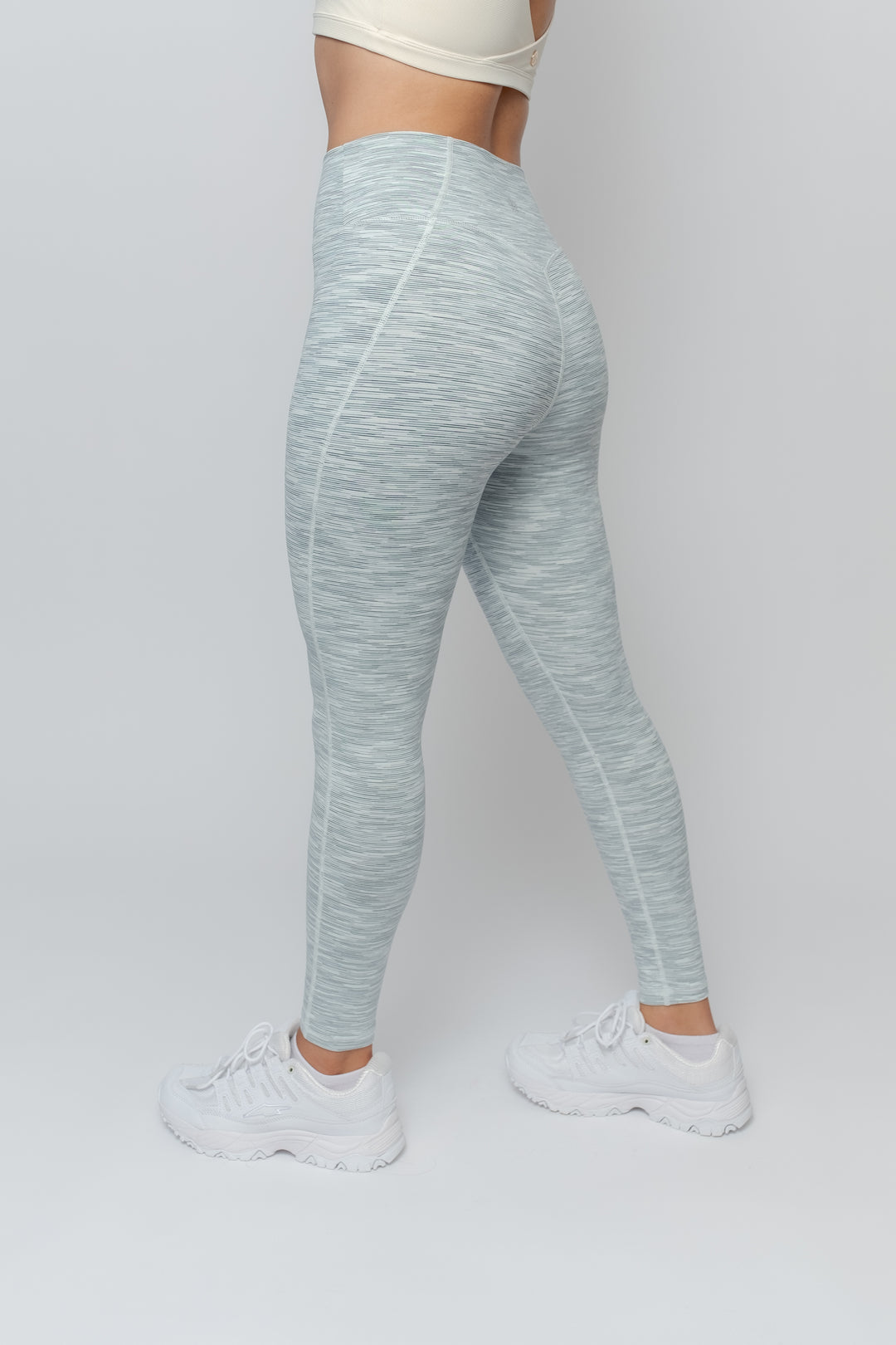 bloom leggings stripe leggings high waisted leggings workout set matching set stripe leggings print leggings blue leggings