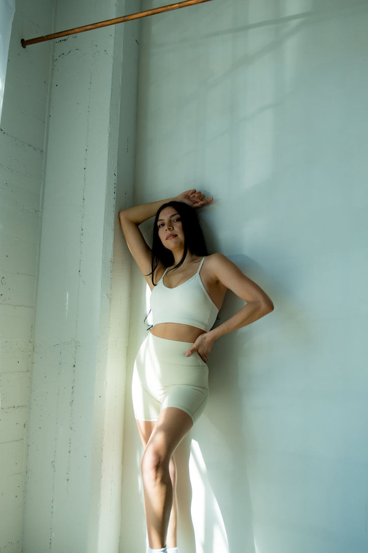 boxer shorts nude shorts gold detail drawstring shorts workout set matching set cream set gold drawstring nude jacket activewear women's bloom set nude bra quality activewear nude workout set