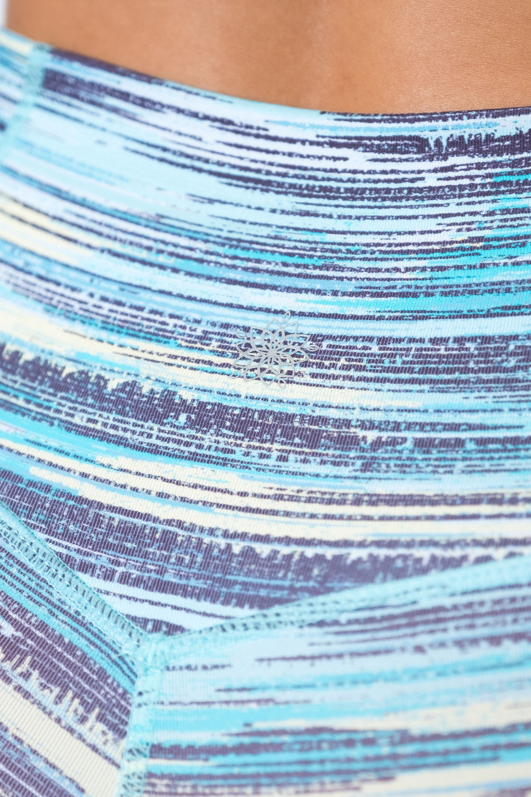Blue Motion Stripe Leggings