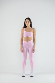 Pink Dahlia One Shoulder Bra