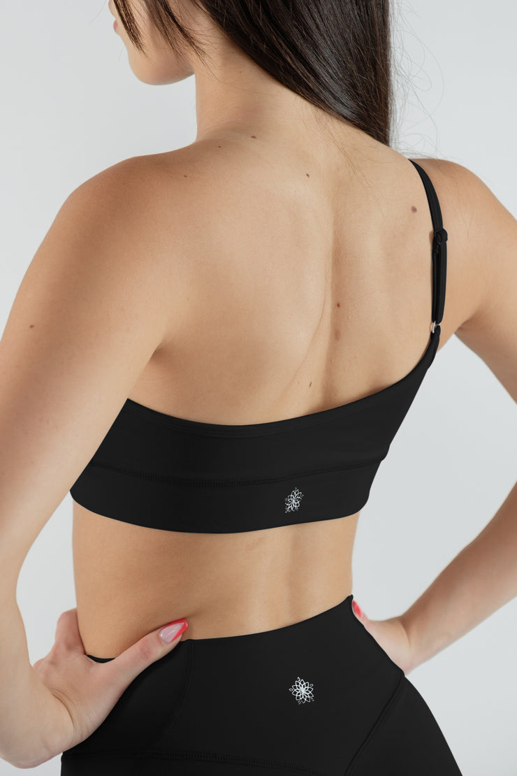 One Shoulder Bra - Black On My BS