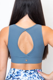 Ribbed Sports Bra - Once in a Blue Moon