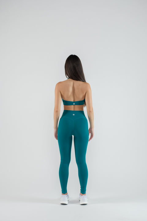 Halter Bra - Bloom Lagoon