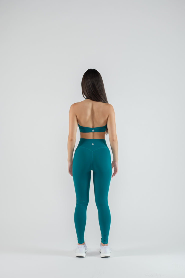 Pocket Leggings - Bloom Lagoon