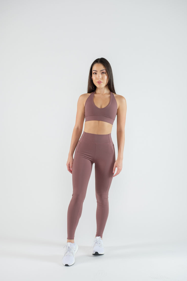 Pocket Leggings - Coconut Shell