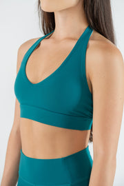 Halter Bra - Bloom Lagoon