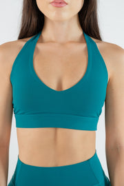 Halter Bra - Bloom Lagoon