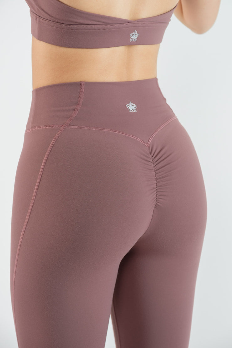 Scrunch Leggings - Coconut Shell