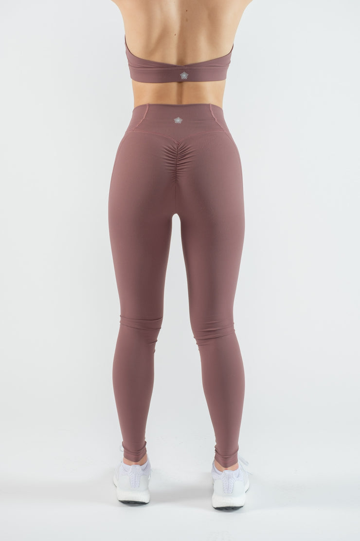 Scrunch Leggings - Coconut Shell
