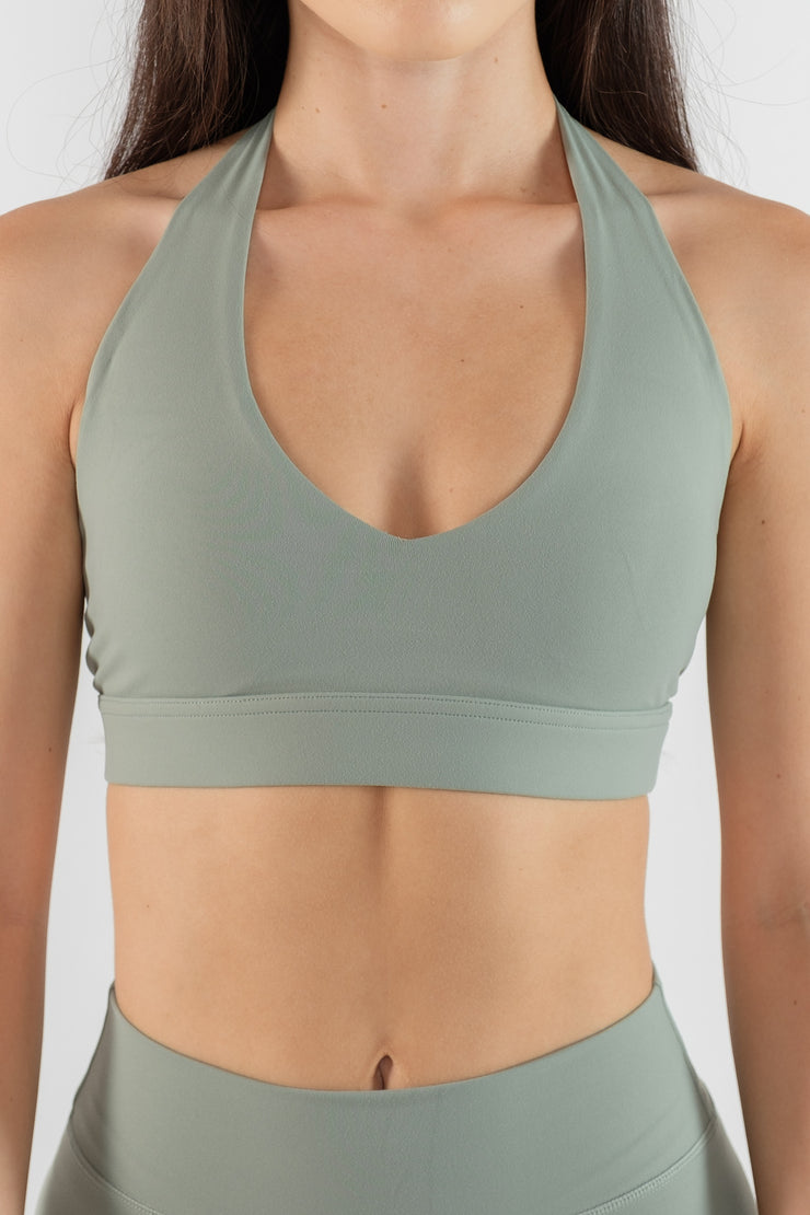 Sage Butter - Halter Bra