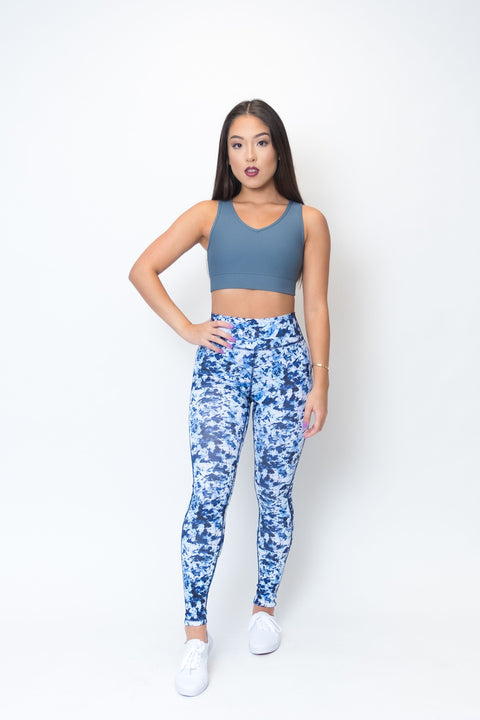 Ribbed Sports Bra - Once in a Blue Moon