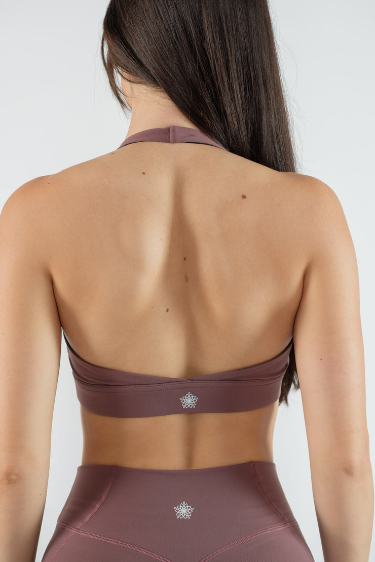Halter Bra - Coconut Shell