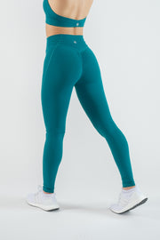 Scrunch Leggings - Bloom Lagoon