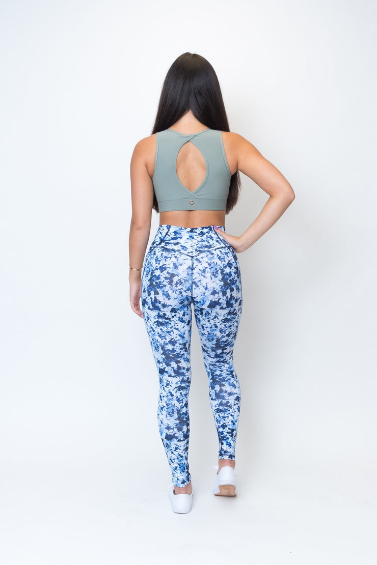 Ribbed Sports Bra - Sage Wisdom