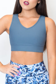 Ribbed Sports Bra - Once in a Blue Moon
